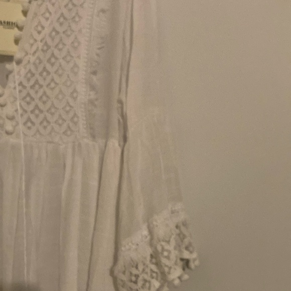 White Boho Chic Dress - Picture 5 of 8